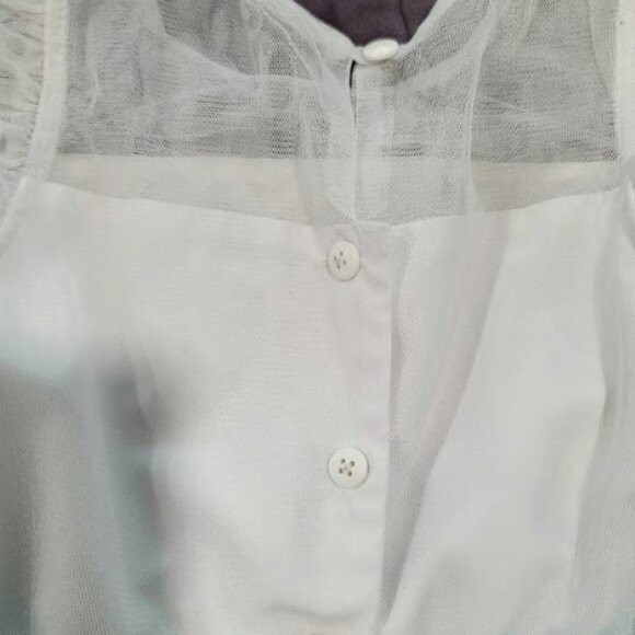 NEW Jona Michelle Tulle Embroidered Sleeveless Dress size 5 - Picture 2 of 5